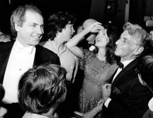 Leonard Bernstein e Jacqueline Kennedy Onassis